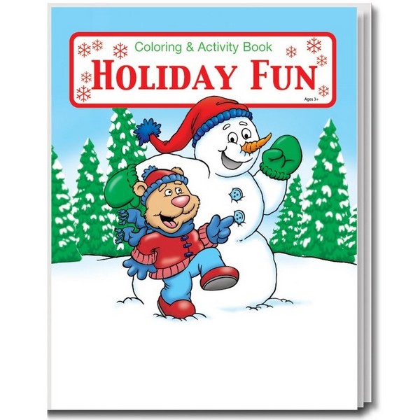 CS0520B Holiday Fun Coloring and Activity BOOK Blank No Imprint